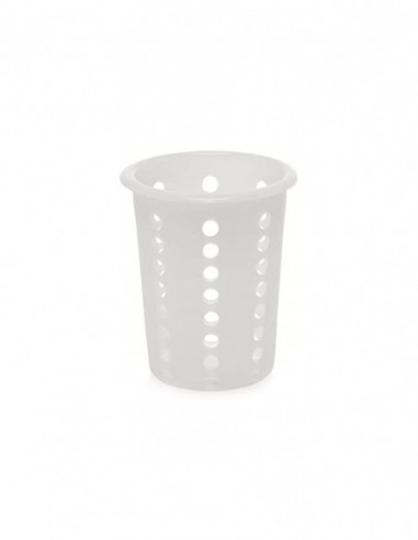 Cestillo Cubiertos Blanco Redondo